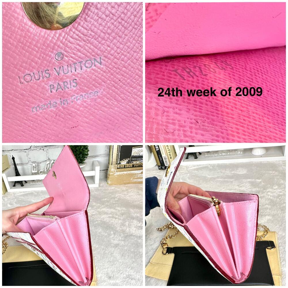 Louis Vuitton X Murakami Multicolor Sarah long wallet from 2009 crossbody - Picture 12 of 16